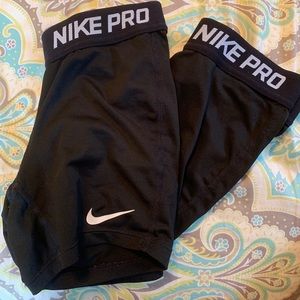 2 Pair of Nike Pro Spandex Shorts